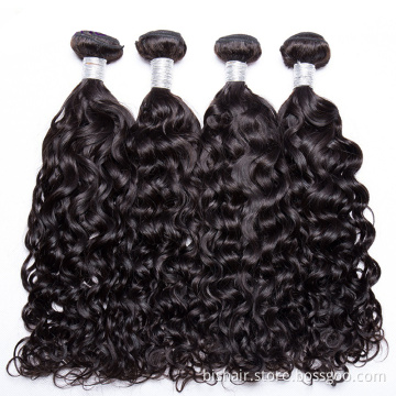 BIS Top Quality 8A 9A 10A Water Wave Bundles Wholesale The Cheapest Extensions Virgin Human Hair Bundles For Black Women
